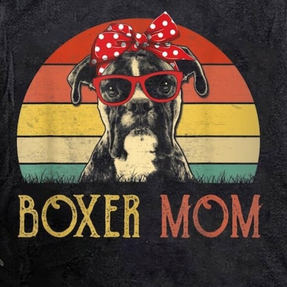 Boxer Mom Shirt Boxer Dog Mom Lover Gift - Picture 2 of 3